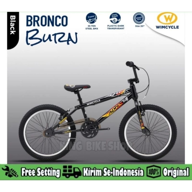 Sepeda BMX Wimcycle BRONCO 20Inch