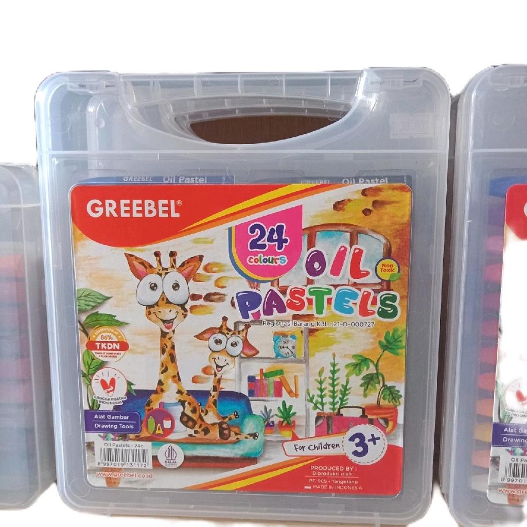 

Crayon Greebel Oil Pastel 24 Colour/Crayon isi 24 Warna Greebel