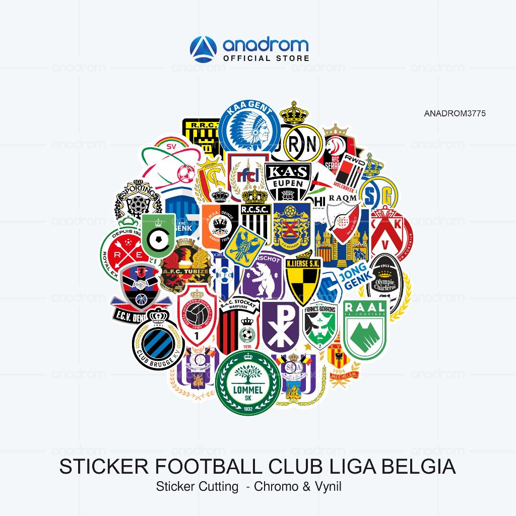 

Sticker Pack Logo Club Liga Belgia | Sticker Logo Club Sepak Bola | Stiker Logo Club Footbal Edition | Sticker liga Champion Sepak Bola | Anadrom 3775