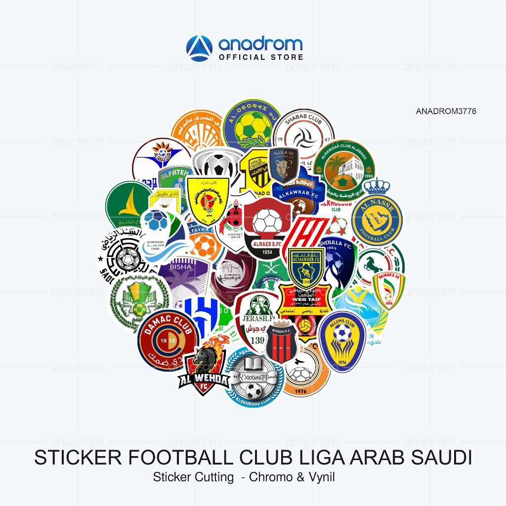 

Sticker Pack Logo Club Liga Arab Saudi | Sticker Logo Club Sepak Bola | Stiker Logo Club Footbal Edition | Sticker liga Champion Sepak Bola | Anadrom 3776