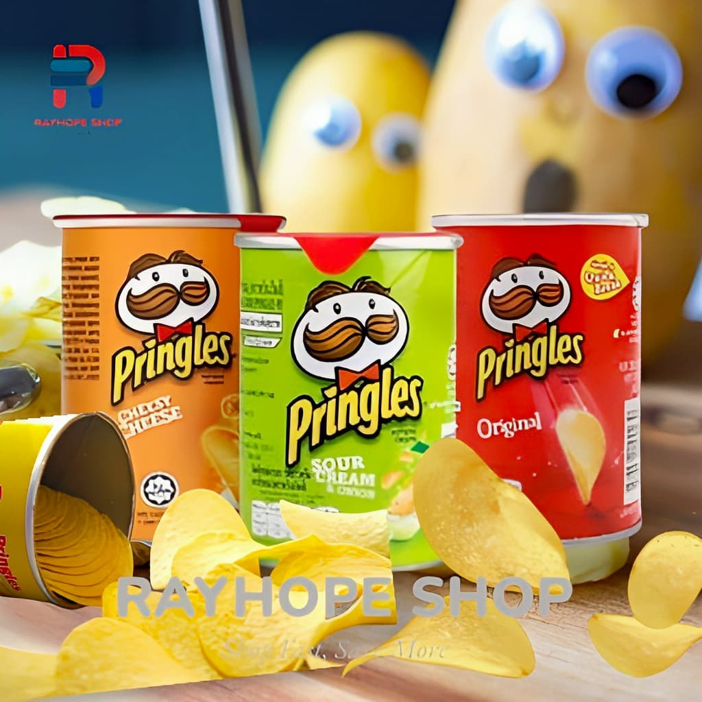 

PROMO PRINGLES Potato Kentang Chip Chips Cemilan Travel Instant Instan Makanan Ringan Keripik Kripik Original Keju cheesy Cheese Sour Cream Krim Asam Onion Bawang Crisp Crisps Tube Tabung Mini Kecil 42 Gram Usaha Kekinian Viral Impor Import Murah Termurah