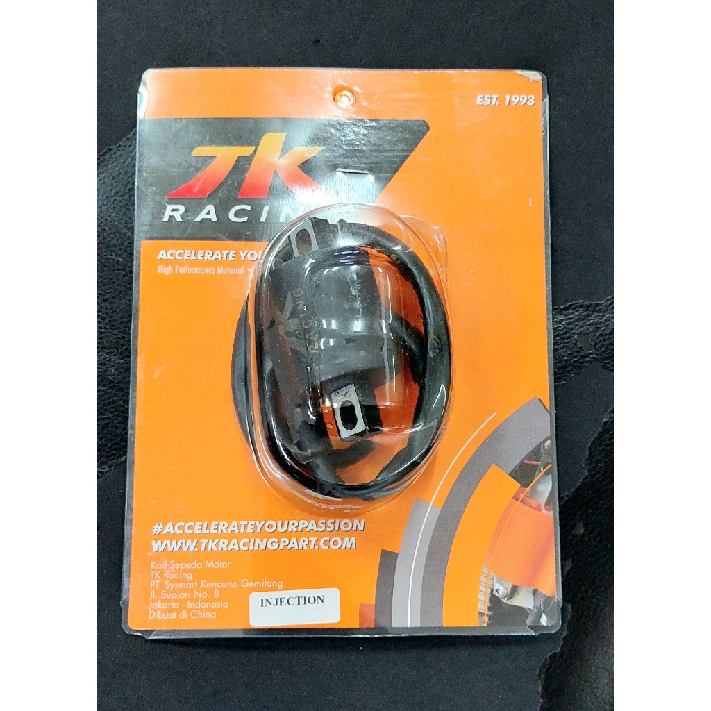Koil TK Racing Hitam - Injeksi & karburator