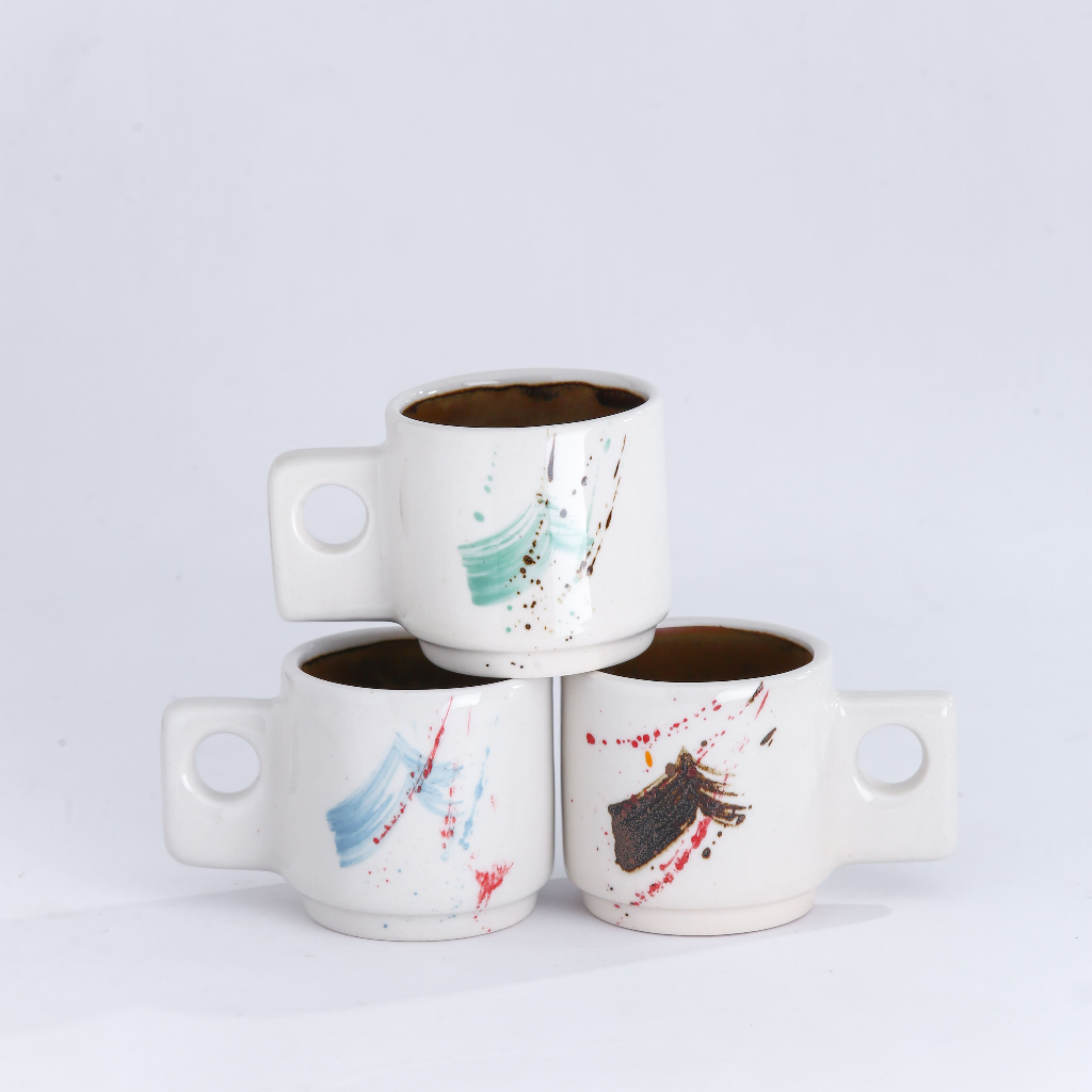 CH Pottery - Cappucino Cup 03 - Arunika Series - 180 ml