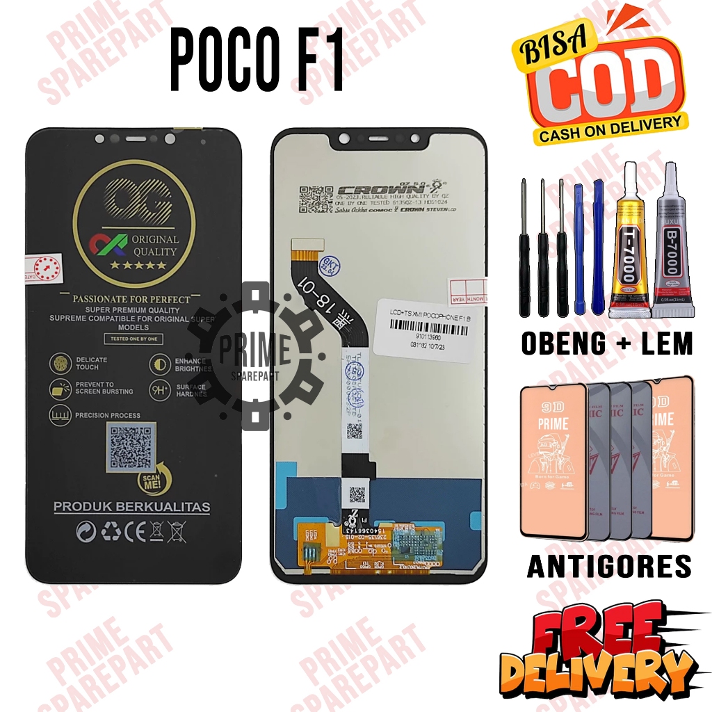 Lcd Touchscreen POCO F1 Original Oem Lcd POCO F1 Fullset
