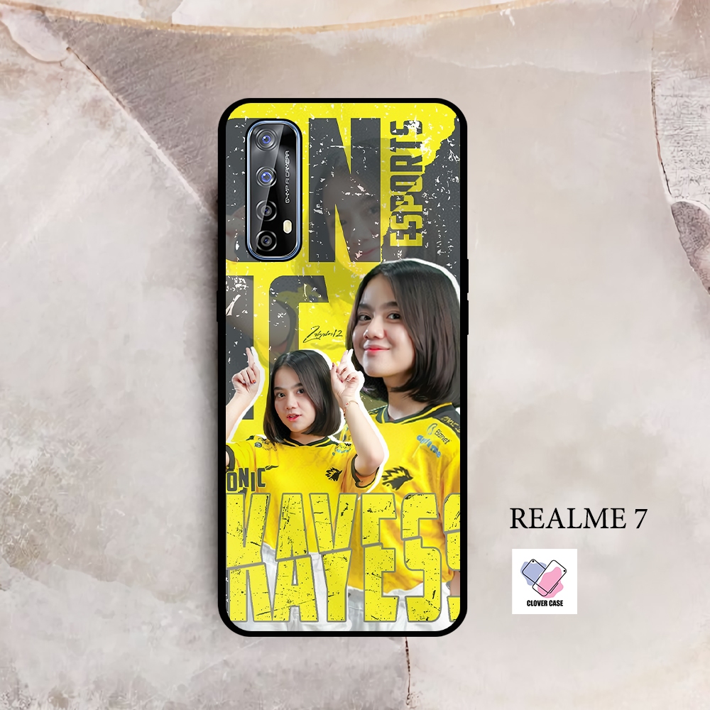 [ML13]  Case Glossy Case | REALMLE 7 | CASE KEKINIAN LUCU |  Casing Hp Kilau Motif ONIC ESPORT