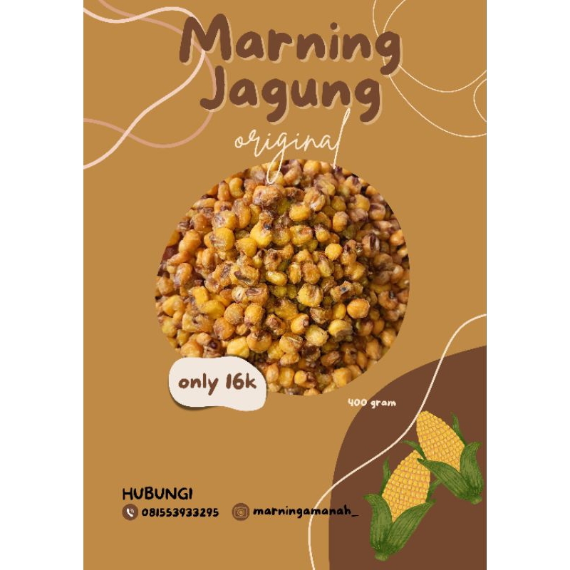 

MARNING JAGUNG AMANAH ORIGINAL (400 gram)