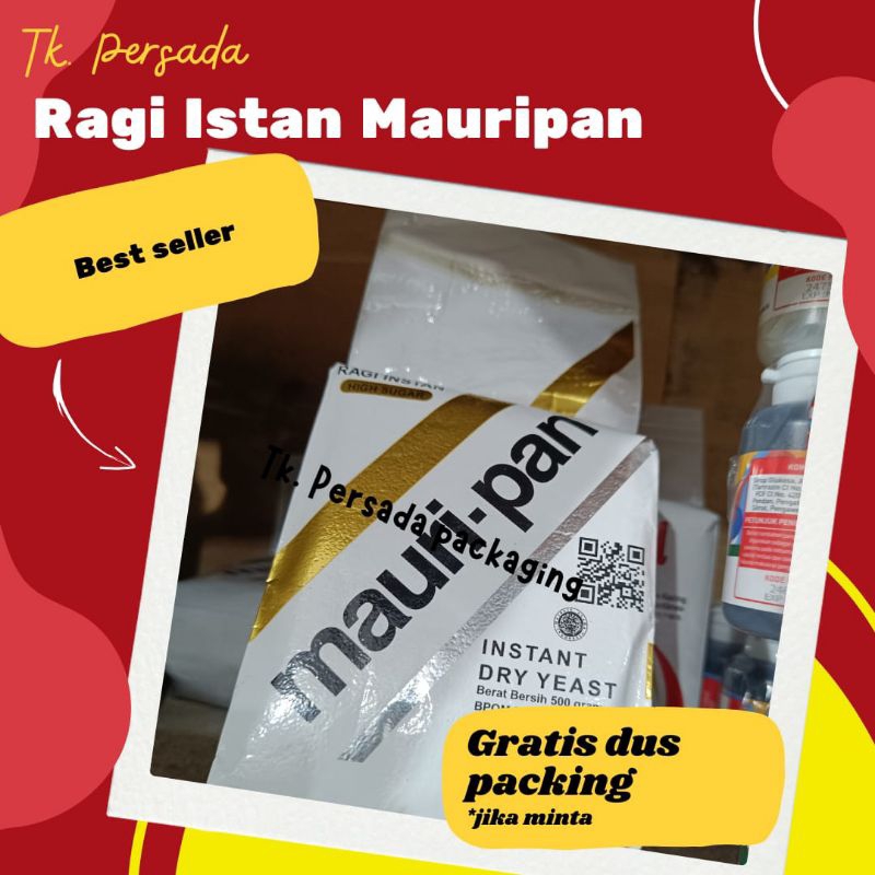

Ragi Instan Mauripan - Ragi / Yeast Mauripan - Ragi Roti - Pengembang Adonan - Pengembangan Roti