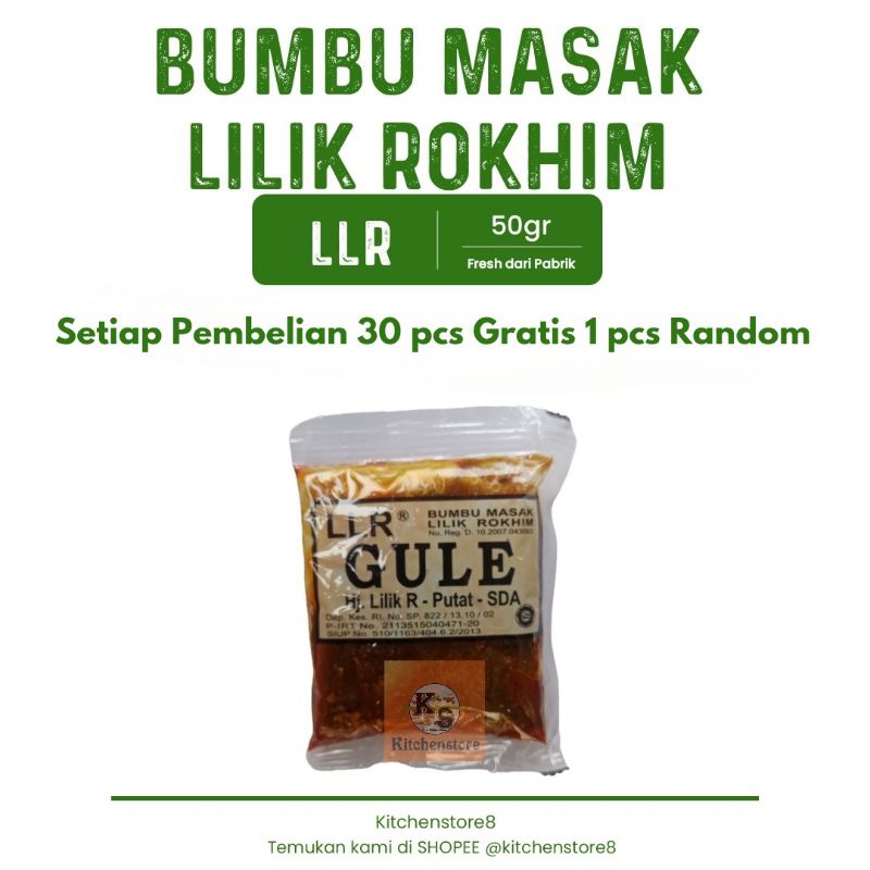 

Bumbu Masak LLR GULE