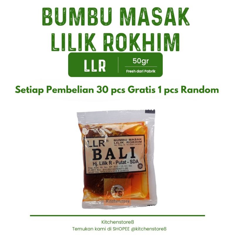 

Bumbu Masak instan LLR BALI