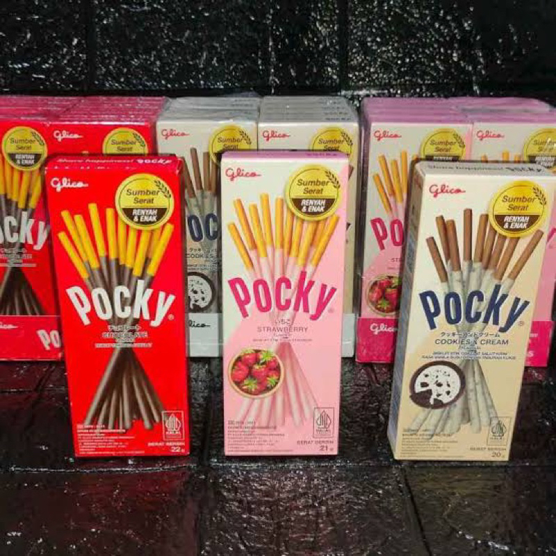 

SNACK GLICO POCKY PEJOY HALF SIZE MINI 22GR POKI SNACK 1BOX 10PC