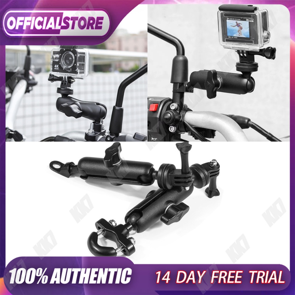 Breket Gopro Action Cam Holder Kamera Motor Camera 360 Spion Breket Gopro Spion Stang