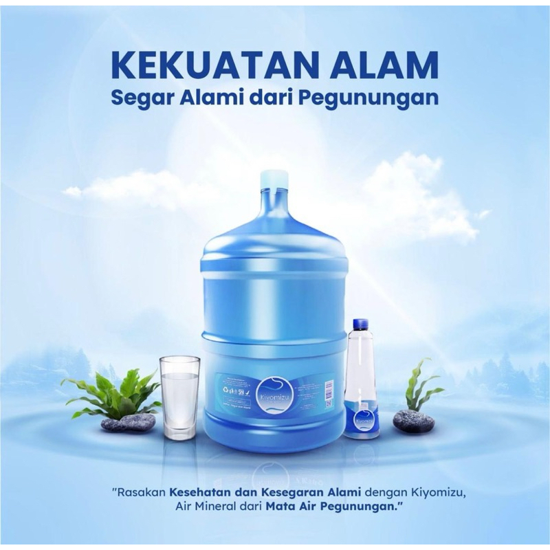 

Kiyomizu Spring Water Air Mineral Galon 19 Liter