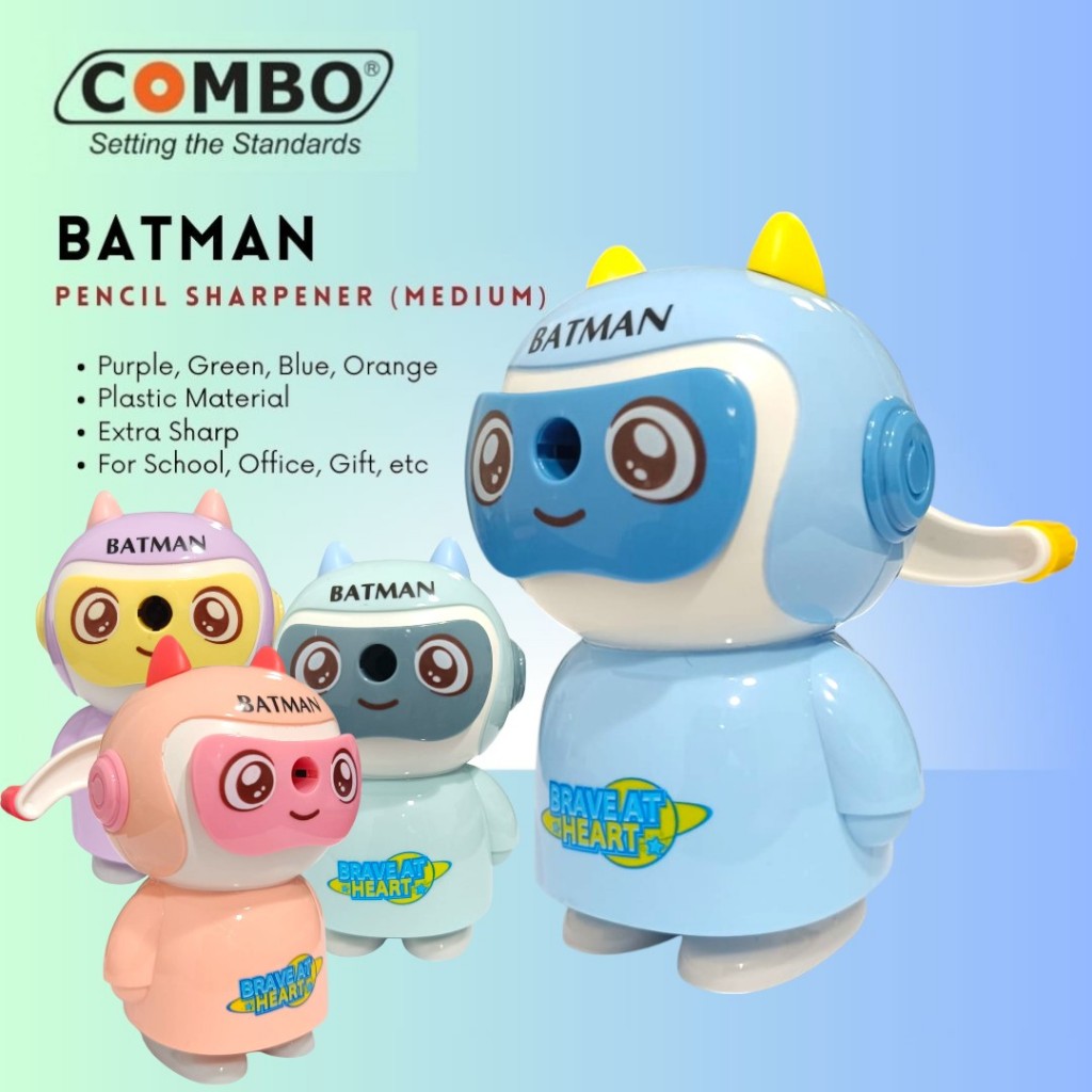 

Serutan Pensil Putar / Rautan Meja Lucu / Auto Pencil Sharpener SH-718 / Serutan Pensil Batman / Table Mechanical Sharpener