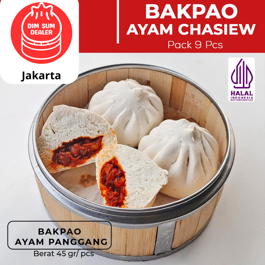 

Bakpao Ayam Panggang (Isi 6)