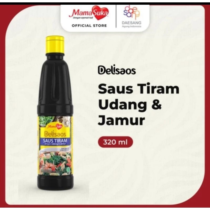

Mamasuka Delisaos Saus Tiram Udang & Jamur 320ml