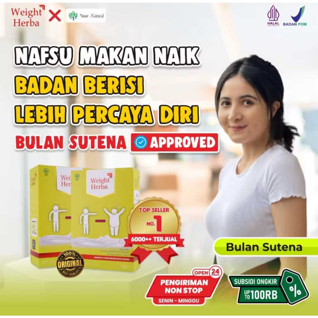 

PROMO !!! WEIGHT GAIN HERBA - SUSU PENGGEMUK 100% ORIGINAL