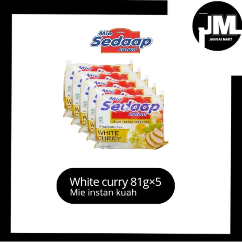 

Sedaap Mie Instan kuah white curry bag 81 gr x5 pcs