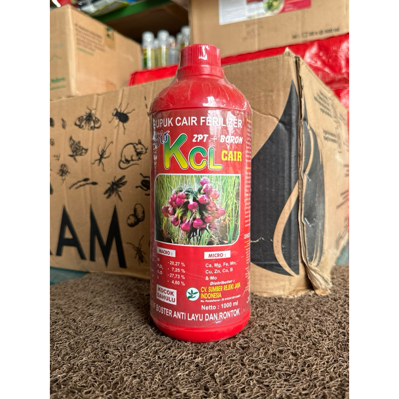 Pupuk  Bio KCL Cair Zpt plus Boron 1Liter