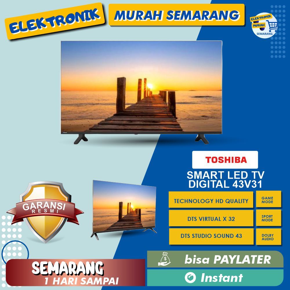 Toshiba LED 43 inch 43V31LP smart tv Full HD 43 V 31 LP