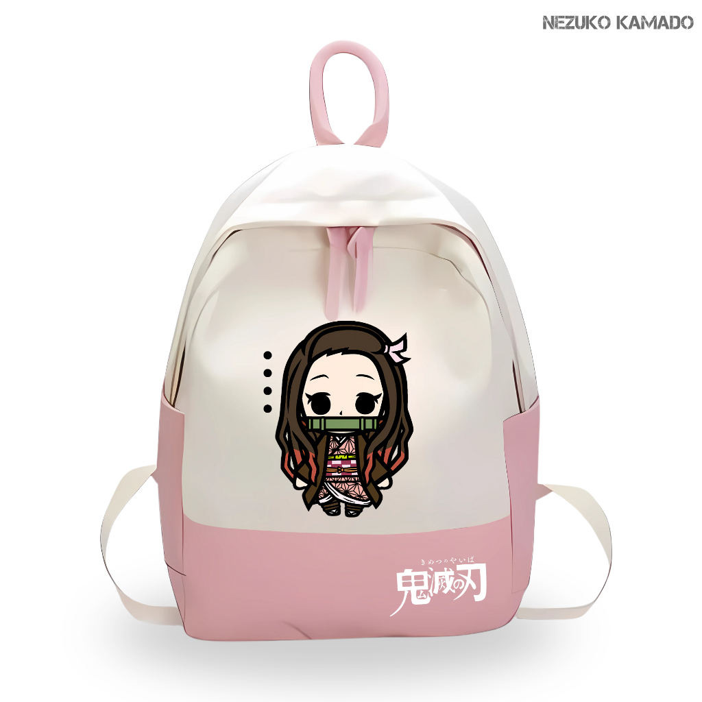 TAS RANSEL ANAK NEZUKO KAMADO TAS PUNGGUNG SEKOLAH SD SMP SMA ORIGINAL LOKAL KUAT