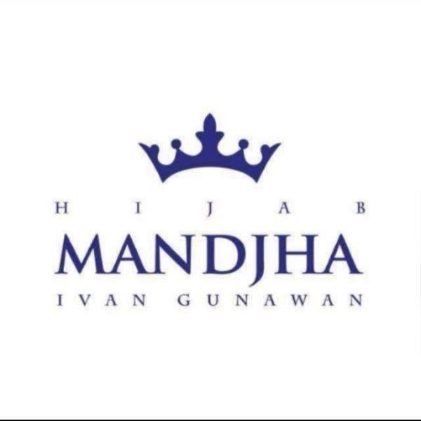 MANDJHA Essential Opal Blue 113 Scarf By IVAN GUNAWAN - Jilbab Hijab Polos Segi Empat ORIGINAL MANDJ