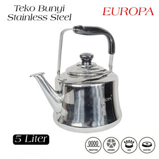 A1 Ceret Air Jadul Bunyi Teko Rebus Air Mini Lengkap Saringan Teh Model Klasik Tea Pot Induction