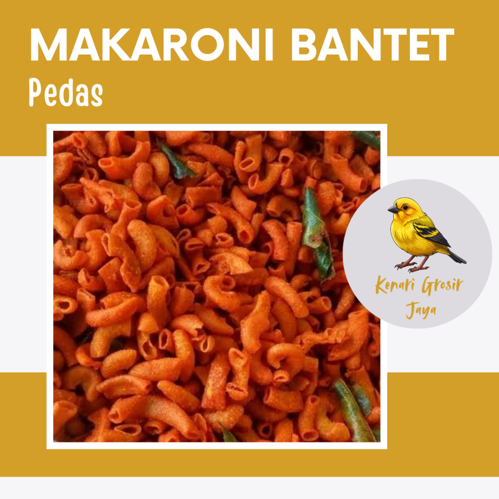 

Makaroni Pipa Bantet Pedas 250 Gram | Camilan Enak Murah