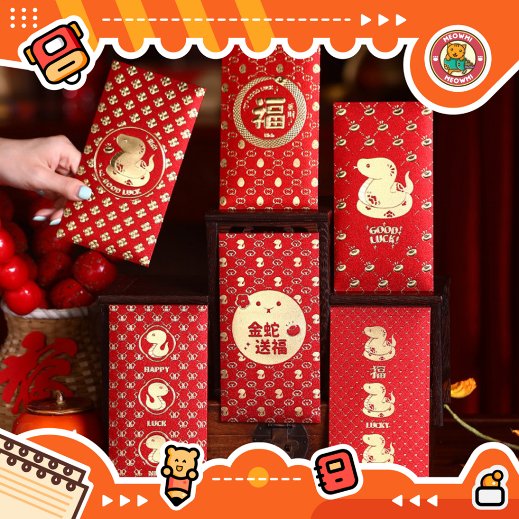 

Angpao Imlek 2025 Tahun Ular Hoki Pop Out Amplop Merah Motif Ular SS0009