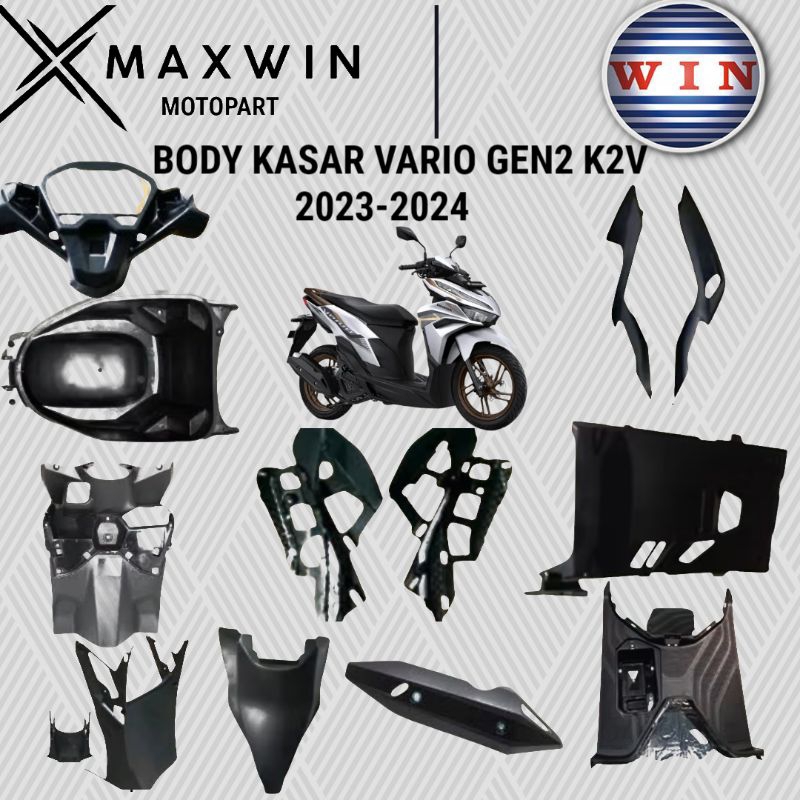 Bodi Kasar Honda Vario 125 New GEN 2 Tahun Motor 2023 - 2024 Merk Win Kualitas Original