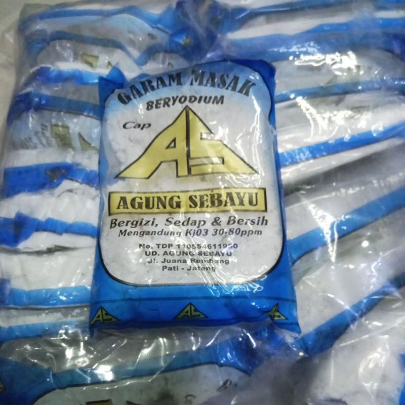 

5pcs (2.000) Garam masak Beryodium Bergizi Sedap & Bersih