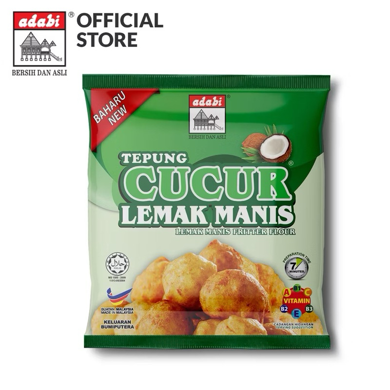 

Adabi Tepung Cucur Lemak Manis (200g) MALAYSIA