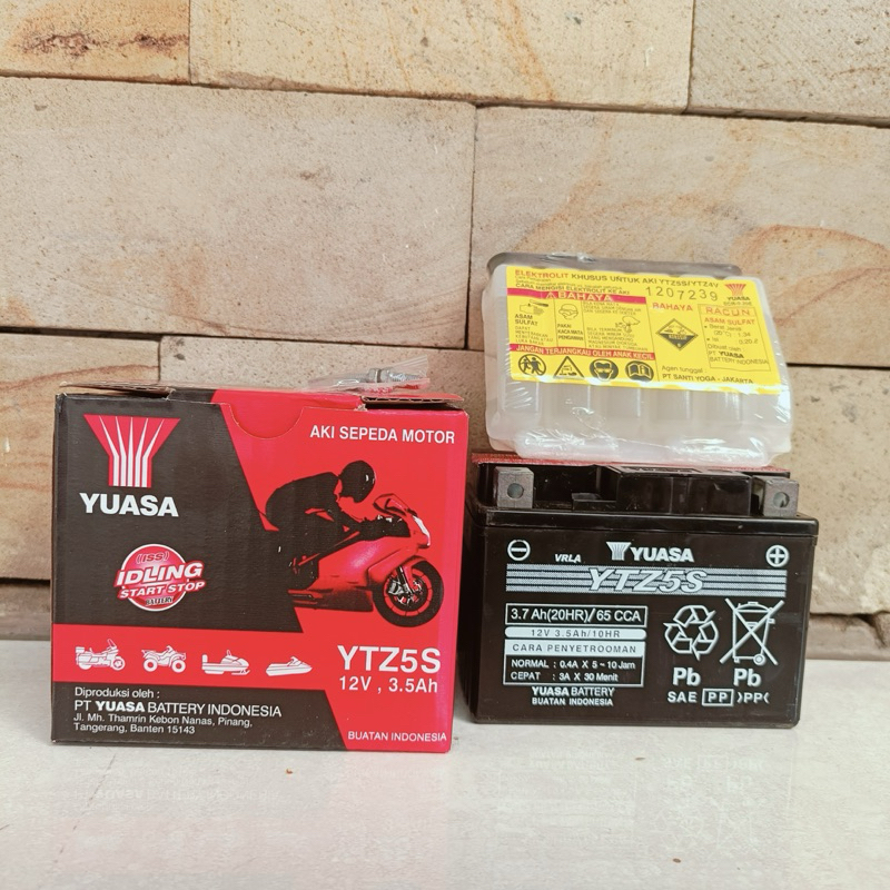 AKI YUASA YTZ 5S ORIGINAL YUASA