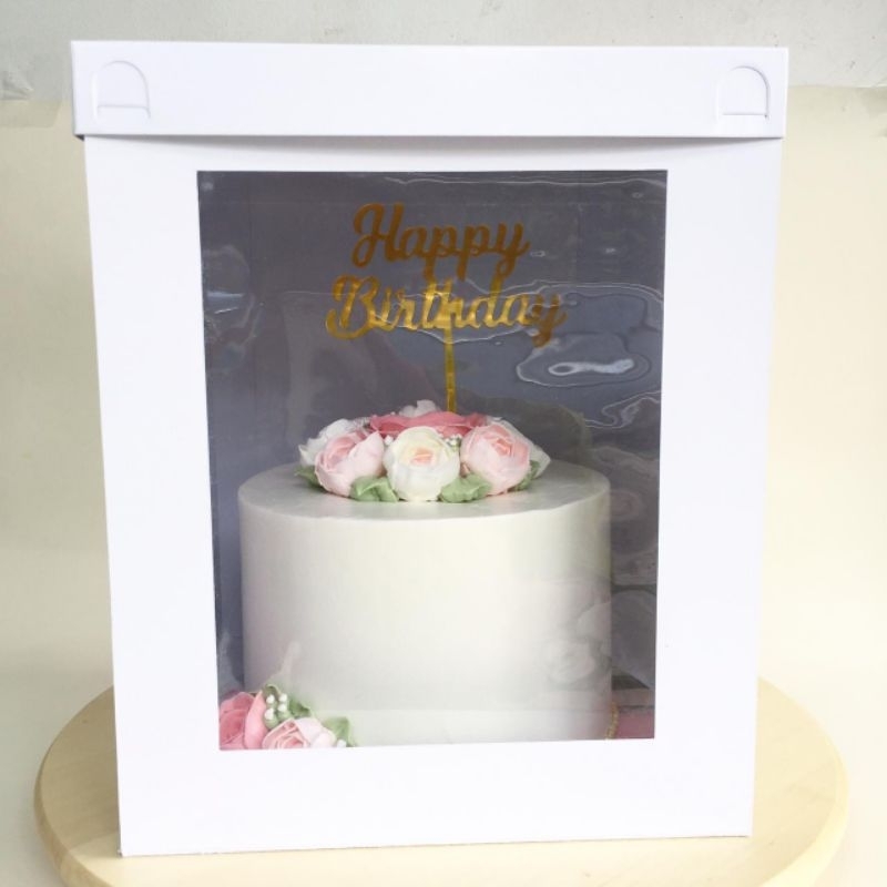 6pcs 28x28x30/28x28x25 Cake box/dus kue tinggi/dus kue tinggi/white tall box/tallbox/tower cake