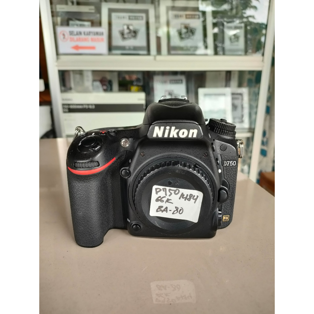 nikon d750 sc 66k nobox ganti tas baru