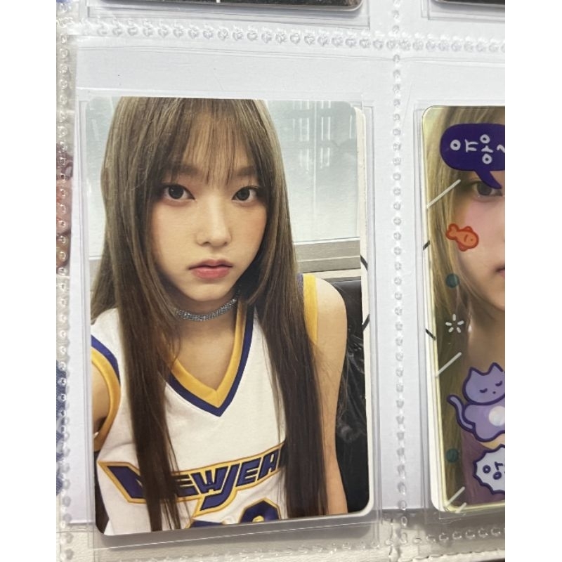 OFFICIAL PHOTOCARD HAERIN JERSEY NEWJEANS EP 1ST LIMITED EDITION BAG ALBUM