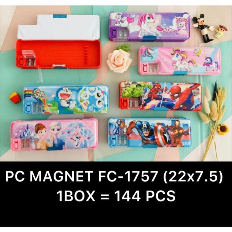 

Kotak Pensil Magnet Rautan / Pencil Case FC-1757