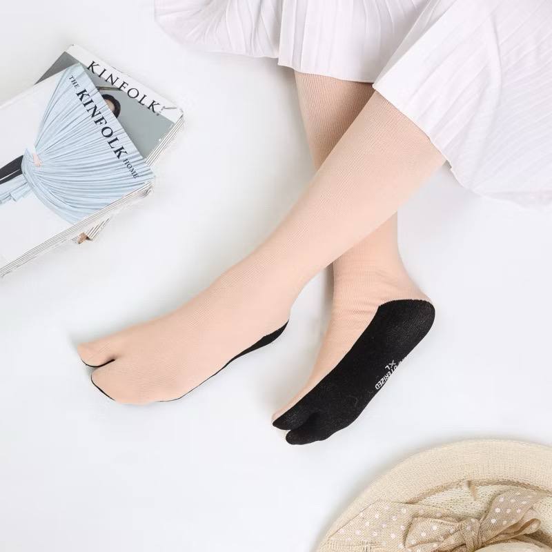 KAOS KAKI JEMPOL WANITA MUSLIMAH TAPAK HITAM // KAOS KAKI POLOS DAN MOTIF