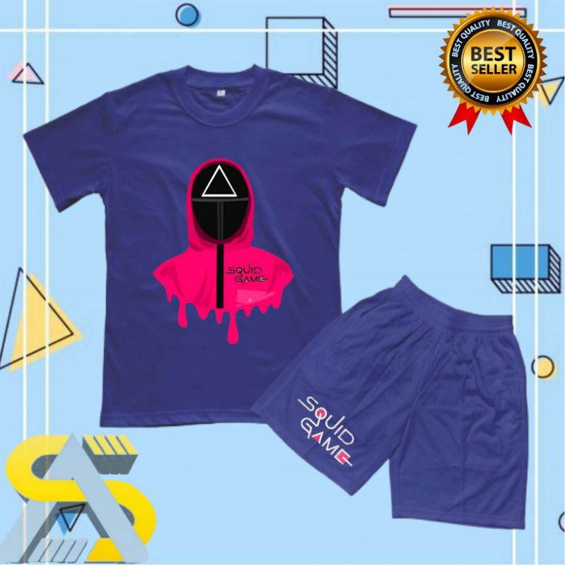 BAJU ANAK KAOS SETELAN ANAK SQUAD GAME