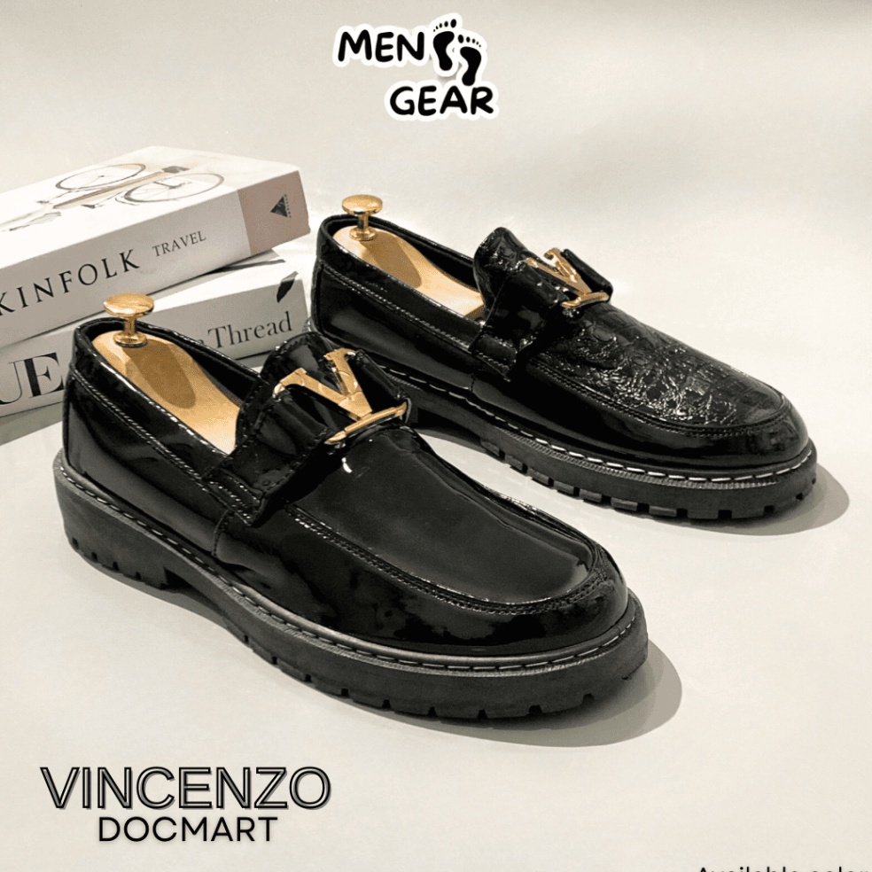 Jangan Ketinggalan order MENFOOTGEAR Sepatu Pria Sepatu Formal Pria Vincenzo Docmart Karet Empuk