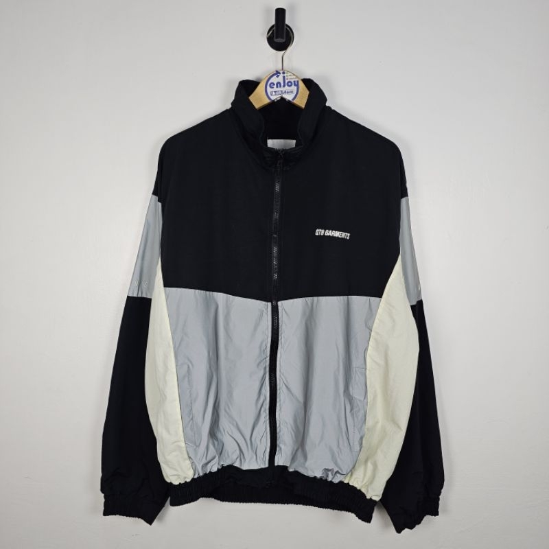 jacket motor biker scotlite windbreaker QT8 GARMENTS reflektor second preloved