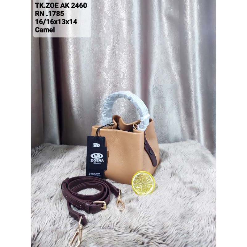 TAS ZOEVA ORIGINAL AK ( full kulit sapi  )