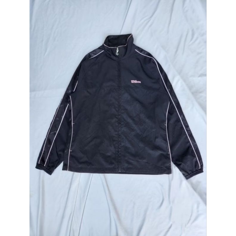 Jaket Tracktop Casual Wanita WILSON Tapped Original Second Murah Viral