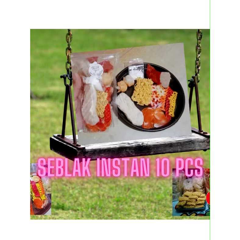 

Paket Seblak Instan Komplit 10 Piece / Cemilan Seblak Komplit 10 Piece Pedas Manis dan Gurih