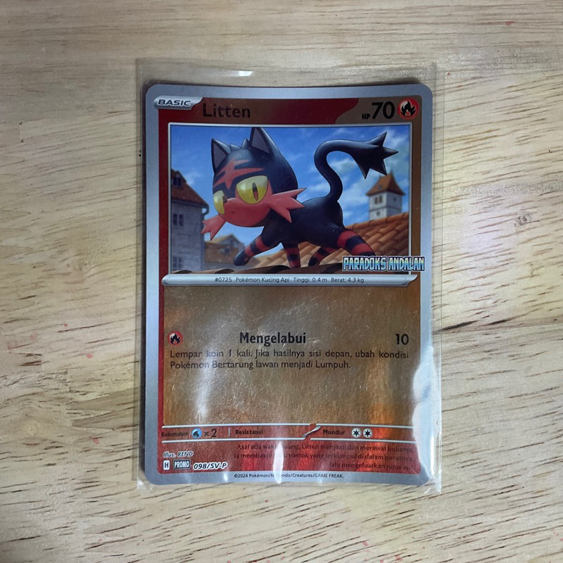 Kartu Pokemon Litten