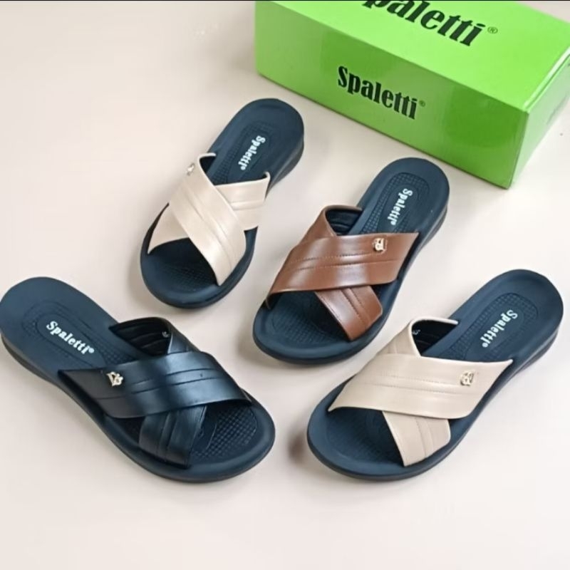 SANDAL TEPLEK WANITA SPALETTI IMPORT TERBARU 24-171