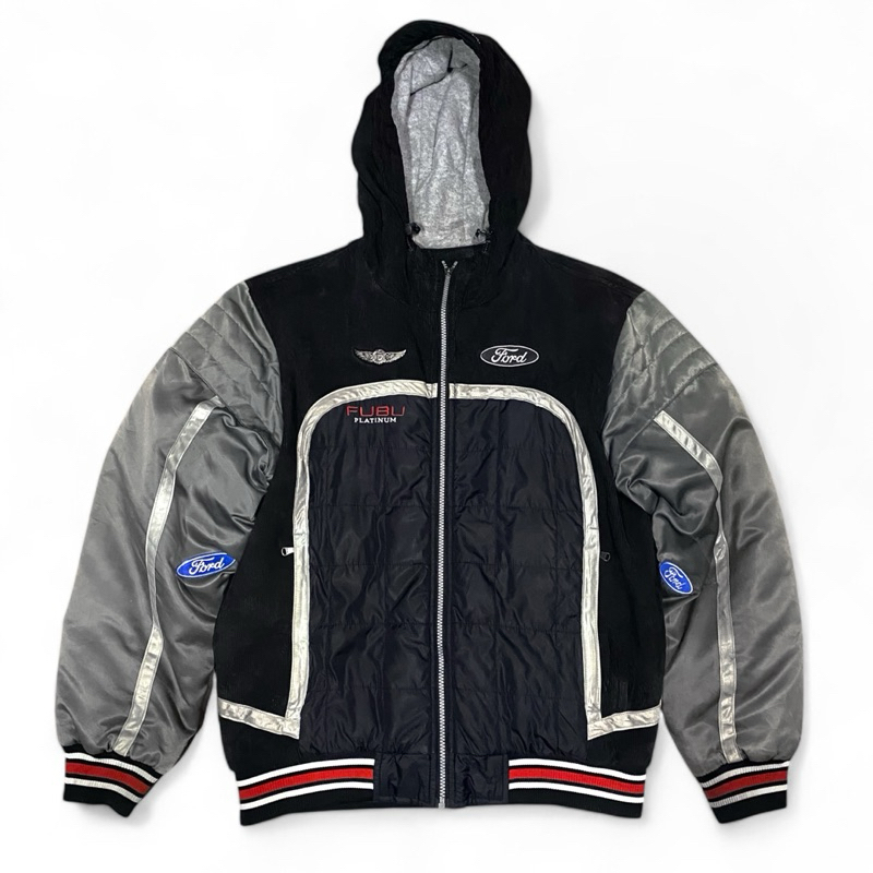 Fubu x Ford Racing jacket hoodie Vintage