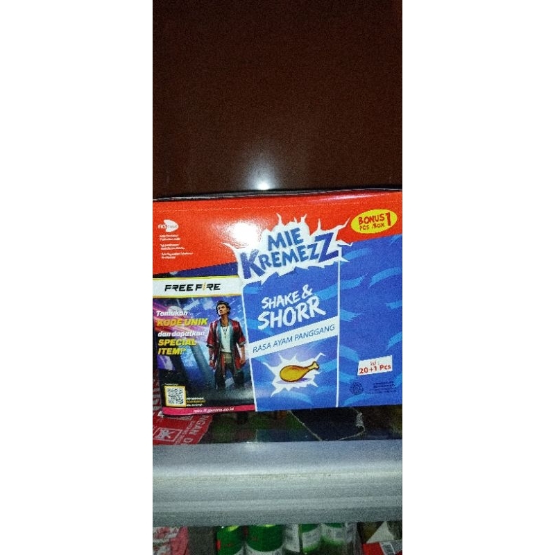 

mie shor harga 1000 1box isi 20+1