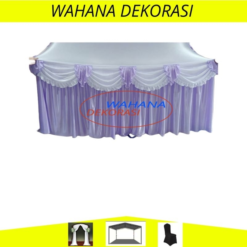 Taplak meja prasmanan P.120xL70xT75
