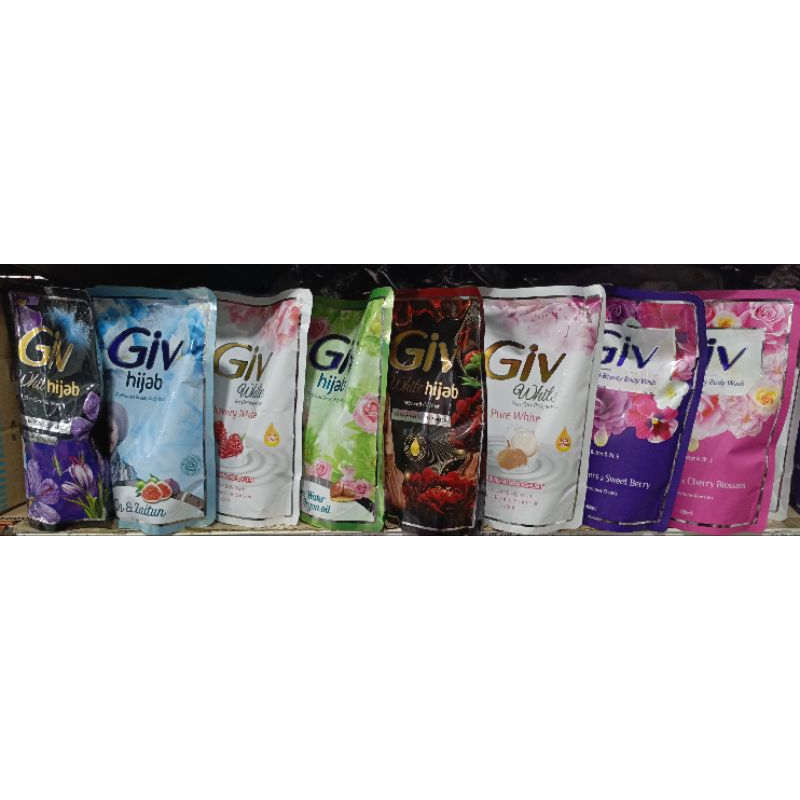 SABUN GIV HIJAB BODY WASH 400 ML // SABUN GIV HIJAB CAIR // GIV HIJAB CAIR