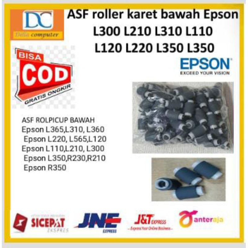 Karet Roller asf bawah Printer Epson L120 L110 L310 L210 L360 L355 L365 L405